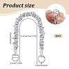 Zinc Alloy Twisted Ring Chain Bag Handles FIND-WH0436-47P-2
