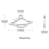 304 Stainless Steel Charms LS-STAS-CJC0008-05P-8