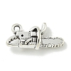 Tibetan Style Alloy Pendants TIBE-I026-6033AS-1