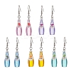 Resin Cocktail Pendants & 304 Stainless Steel Dangle Earrings for Women EJEW-JE06406-2