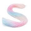 Transparent Gradient Color Glass Beads Strands GLAA-G101-2mm-06-2