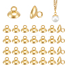 100Pcs 304 Stainless Steel Bead Cap Pendant Bails STAS-UN0063-19-1