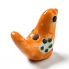 Handmade Printed Porcelain Beads PORC-F005-04G-3