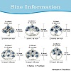 18Pcs 6 Styles Tibetan Style  Alloy Pendants FIND-CJ0002-10-9