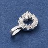 925 Sterling Silver with Cubic Zirconia Charms STER-Q004-01G-S-2