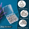 32PCS 16 Style Alloy Rhinestone Pendants ALRI-TA0001-16-5