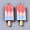 Rainbow Resin Pendants X-CRES-S359-30C-2