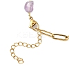304 Stainless Steel Paperclip Chain Bracelet Making AJEW-JB01434-03-3