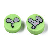 Handmade Polymer Clay Beads CLAY-N008-036D-2