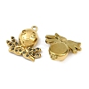 304 Stainless Steel Rhinestone Charms STAS-H242-05G-02-2