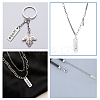 304 Stainless Steel Pendants STAS-UN0012-81P-6
