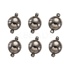 Round Brass Magnetic Clasp KK-TA0007-44B-1