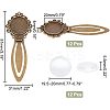 DIY Blank Dome Bookmark Making Kit DIY-NB0007-61-2