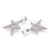 Brass Micro Pave Cubic Zirconia Pendants KK-N257-63P-2