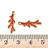 304 Stainless Steel Enamel Pendants STAS-V015-53G-3