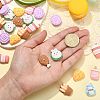 50Pcs Opaque Resin Decoden Cabochons RESI-CJ0002-78-4