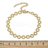 304 Stainless Steel Ring Link Chain Bracelets for Women BJEW-F488-21G-01-5