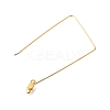 PVD Vacuum Plating 304 Stainless Steel Wire Pendants STAS-S103-12G-2