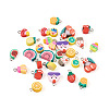 150Pcs 15 Style Handmade Polymer Clay Charms CLAY-CD0001-09-1