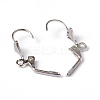 Brass Leverback Earring Findings EC561-NF-2