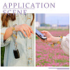 Cotton Braided Flower Pendant Decorations AJEW-TAC0030-032G-12-6