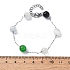 304 Stainless Steel Cable Chain Bracelets BJEW-C094-01P-07-4
