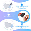 12Pcs 12 Colors Imitation Leather Self-adhesion Pen Holder AJEW-TA0002-60-5