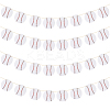 8 Bags Paper Baseball Hanging Banner AJEW-FH0006-97-1