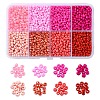 DIY Round Glass Beads Bracelet Making Kits SEED-YW0002-64C-1