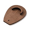 Teardrop Shape Wood Slant Back Single Bracelet Display Stands LS-ODIS-K004-05-4