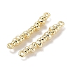 Brass Chip Beaded Connector Charms KK-P284-08G-02-2