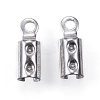 Tarnish Resistant 304 Stainless Steel Folding Crimp Ends LS-X-STAS-P107-07P-2