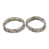 Natural Labradorite Faceted Beaded Stretch Bracelets for Women BJEW-K251-08A-4