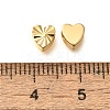 Brass Textured Beads KK-Z092-01C-G-3