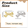 12Pcs 2 Colors Rack Plating Alloy Pendants FIND-LP0005-41-2