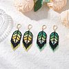 Handmade Glass Seed Beads Dangle Earrings EJEW-MZ00561-1