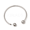 Tarnish Resistant 304 Stainless Steel European Style Bangles Making LS-PPJ-G001-04P-1