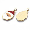 316 Surgical Stainless Steel Enamel Pendants STAS-S116-387G-2