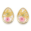 Alloy Epoxy Resin Pendants PALLOY-TAC0044-79-2