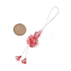 Glass Pendant Decorations HJEW-TA00321-02-3