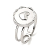 Non-Tarnish 304 Stainless Steel Open Cuff Rings X-RJEW-Z018-27P-1