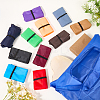 20Pcs 12 Colors Reusable Polyester Supermarket Shopping Tote Bags ABAG-CN0001-50-3