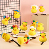 12Pcs 3 Styles Wool with Alligator Hair Clips for Girl PHAR-TA0001-21-5