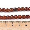 Natural Orange Garnet Beads Strands G-G271-B01-6mm-5