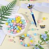 DIY Brass Rhinestone & Butterfly & Round Silicone Beads Jewelry Making Findings Kits DIY-SZ0010-31-5