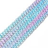 Transparent Gradient Color Glass Beads Strands X1-GLAA-H021-01B-29-2