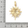 Brass Micro Pave Cubic Zirconia Pendants LS-KK-F909-01G-01-3