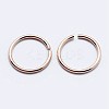 925 Sterling Silver Open Jump Rings STER-F036-02RG-0.9x4mm-2