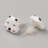 Cute Cartoon Animal Porcelain Stud Earrings EJEW-TAC0001-03C-2