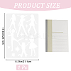 Plastic Drawing Painting Stencils Templates DIY-WH20012-07H-2